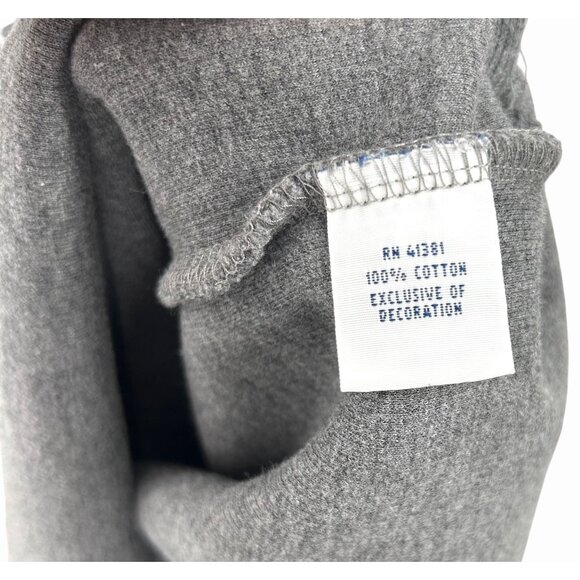 POLO RALPH LAUREN GRAY 1/4 ZIP PULLOVER SWEATER - XL - Picture 5 of 5